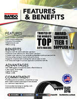 Bando Features and Benefits flier