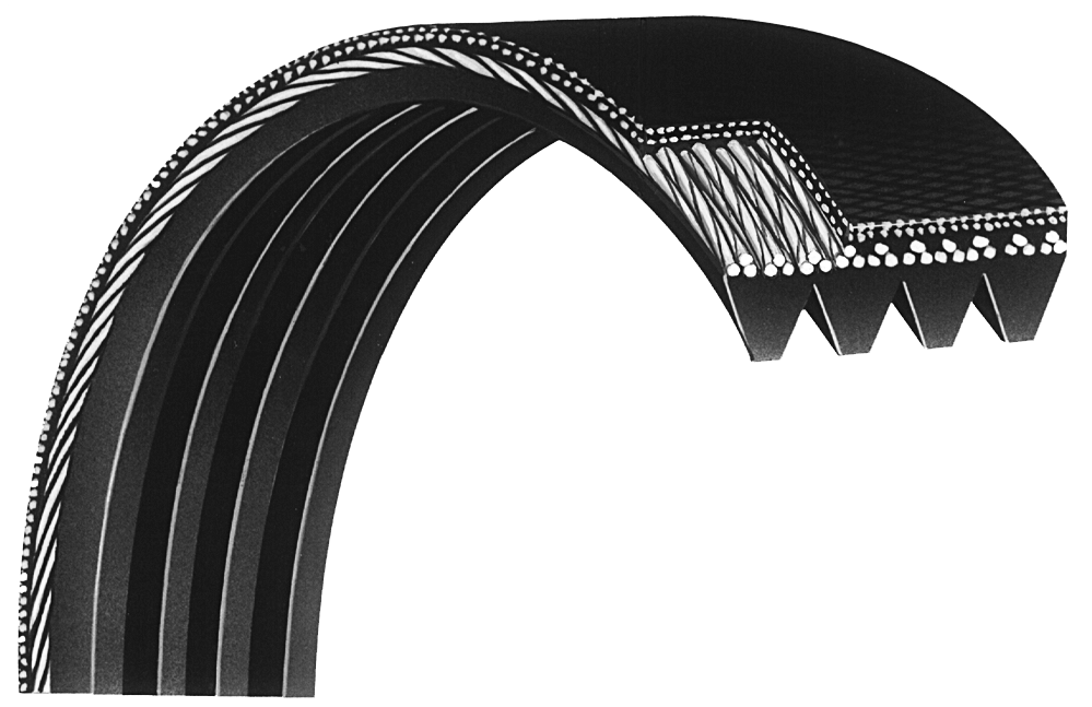 Serpentine Belt-Rib Ace Precision Engineered V-Ribbed Belt Bando 5PK1665 