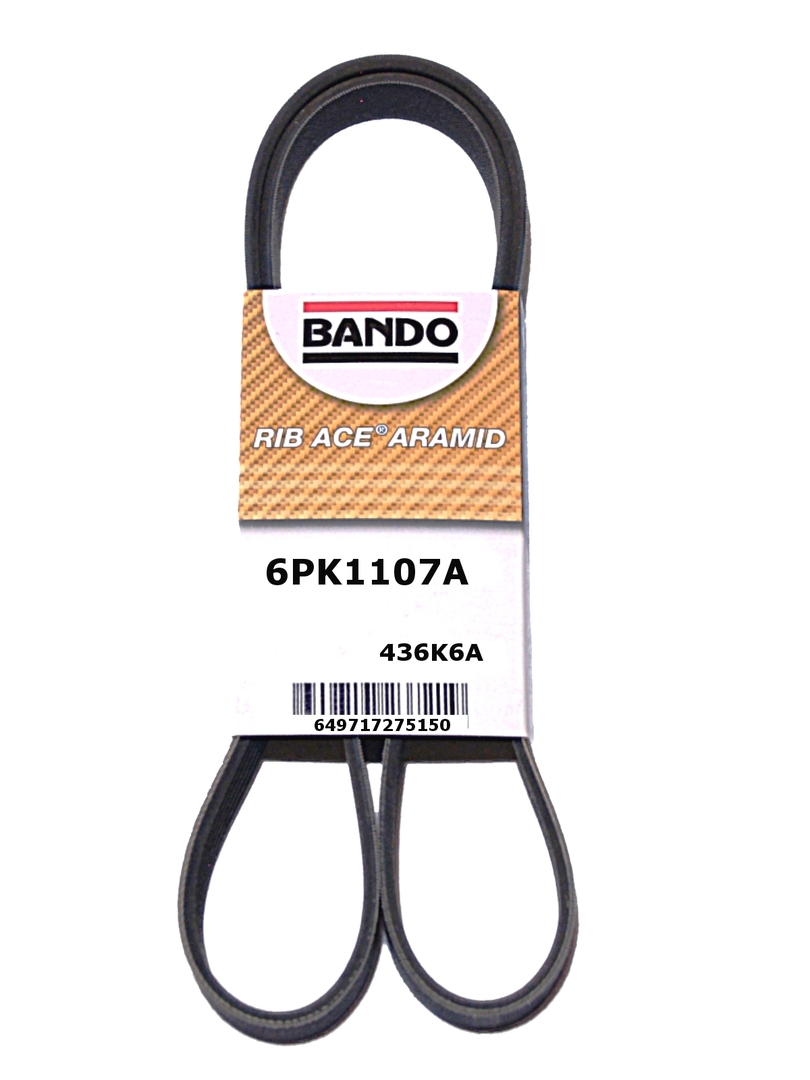 BANDO 5PK1650 K050650 Serpentine Belt-Rib Ace Precision Engineered VRibbed Belt